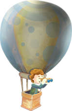 Mongolfiera illustrata